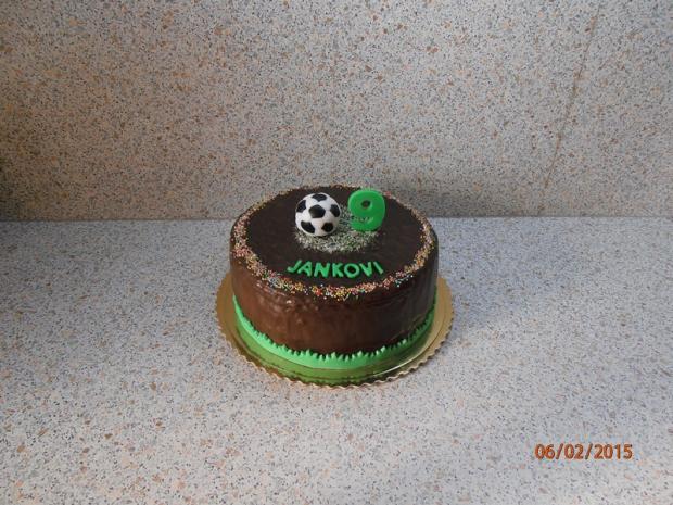 čokoládová s futbalovou loptou, torta, Čokoládové torty, nmiriam, 1