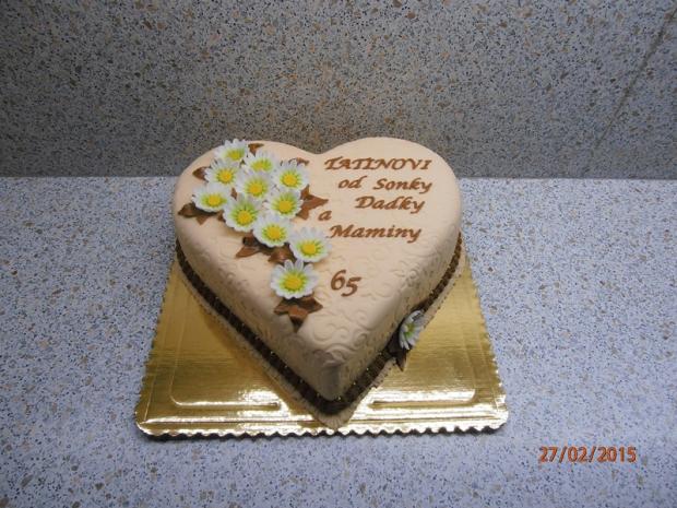 srdce s margarétkami, torta, Narodeninové torty, nmiriam, 1