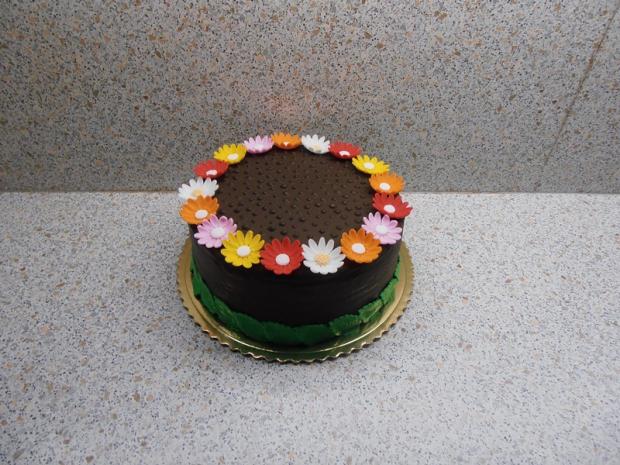 čokoládová s margarétkami, torta, Čokoládové torty čokoládová s margarétkami, torta, Čokoládové torty, nmiriam, 1