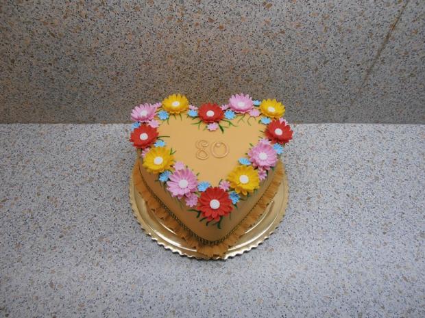 srdce s margarétkami, torta, Narodeninové torty, nmiriam, 1
