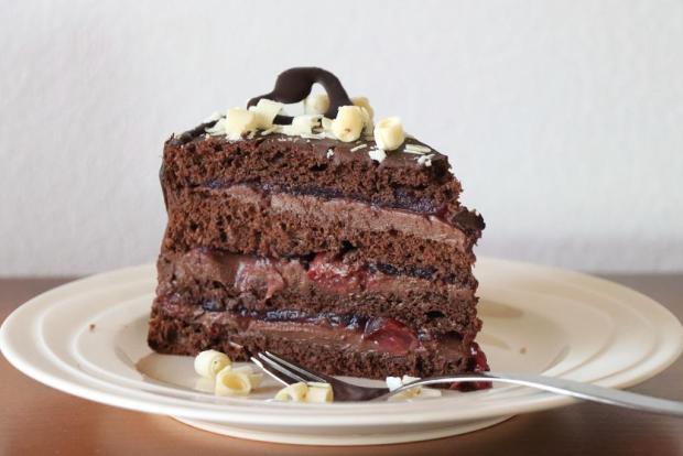 Čokoládová torta s višňami, recept Čokoládová torta s višňami, Recepty na torty, Kamila