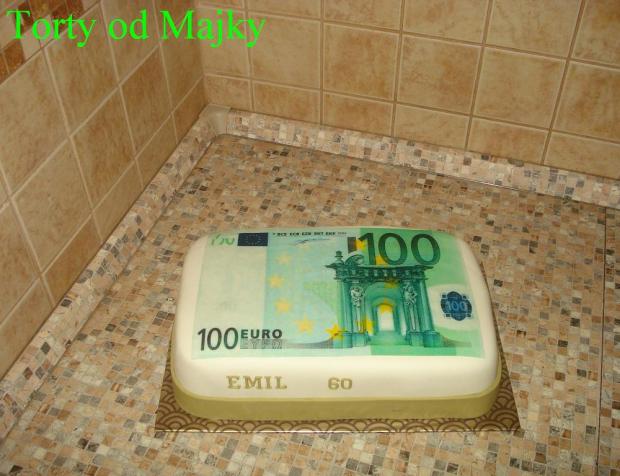 100 eur, torta, Narodeninové torty, drobecek, 1
