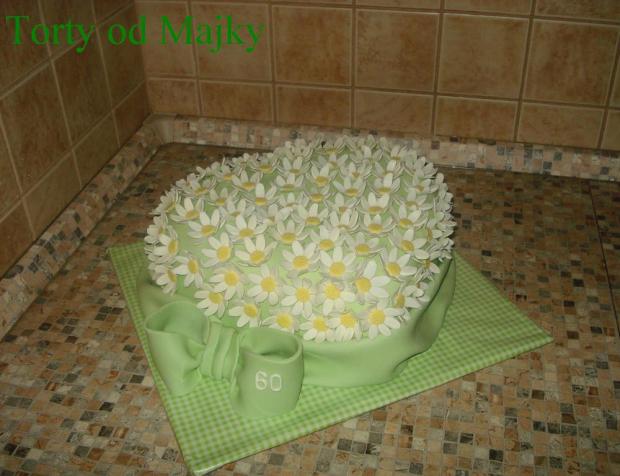 Margarétky sú "in", torta, Narodeninové torty, drobecek, 1