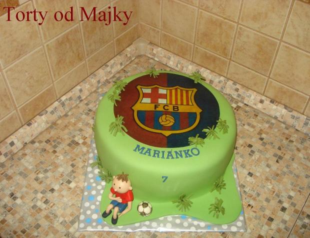 Barcelona pre Mariánka, torta, Športové torty, drobecek, 1