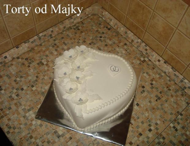 S červenou ružičkou, torta, Narodeninové torty, drobecek, 1