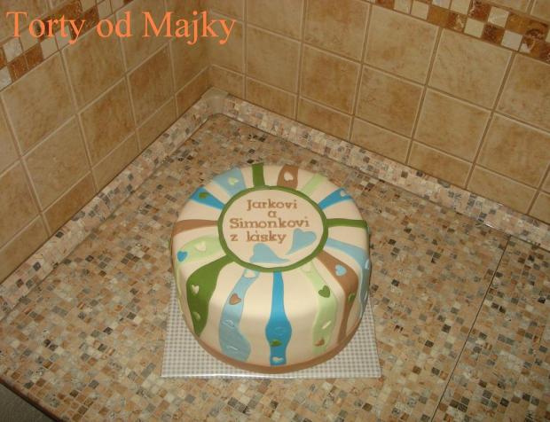 abstraktné pásiky, torta, Narodeninové torty, drobecek, 1