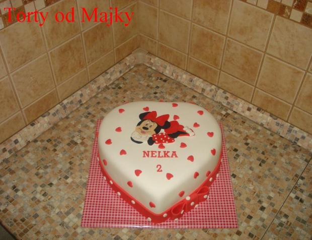 Minnie pre Nelku, torta, Rozprávkové torty, drobecek, 1