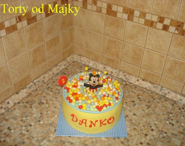 Mickey mouse, torta, Rozprávkové torty, drobecek, 1