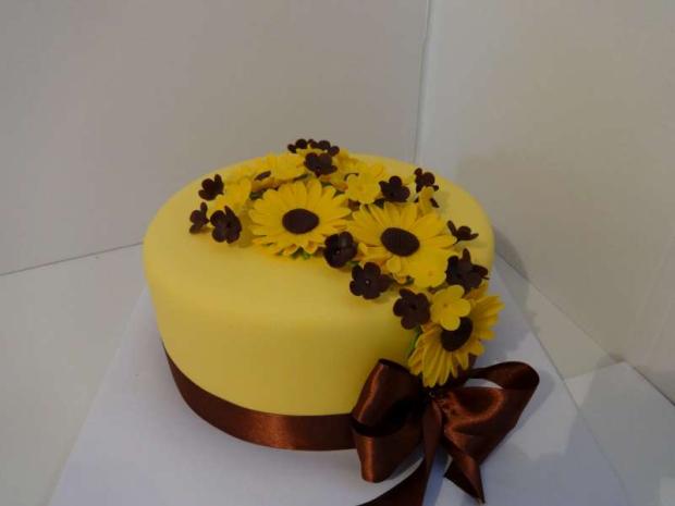 V žltom, torta, Narodeninové torty V žltom, torta, Narodeninové torty, DášaL, 1