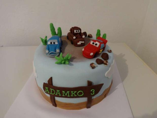 S autičkami, torta, Torty autíčka, vláčiky S autičkami, torta, Torty autíčka, vláčiky, DášaL, 1