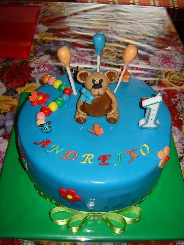 s medvedikom, torta, Ostané torty pre deti, susana11, 1