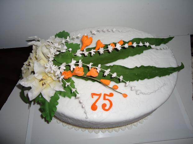 k 75. narodeninám, torta, Narodeninové torty, DanielkaK, 1