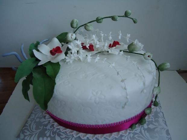 Orchidea k narodeninám, torta, Narodeninové torty Orchidea k narodeninám, torta, Narodeninové torty, DanielkaK, 1