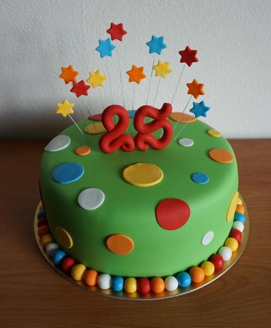 Farebná narodeninová, torta, Narodeninové torty, zabinka, 1
