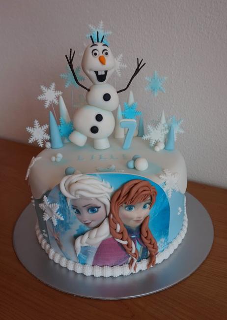 Ľadové kráľovstvo (Frozen), torta, Rozprávkové torty Ľadové kráľovstvo (Frozen), torta, Rozprávkové torty, zabinka, 1