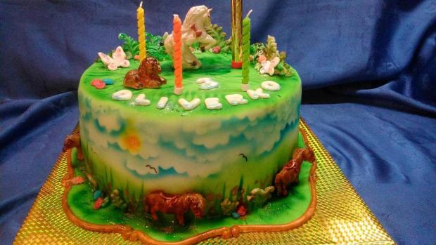 Narodeninová s koníčkami, torta, Narodeninové torty, gitus31, 1