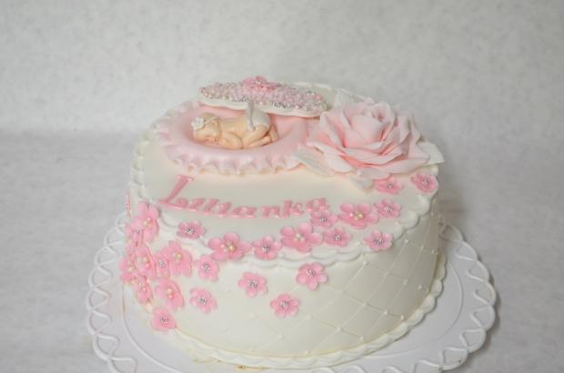ku krstu, torta, Torty na krstiny, Denisa8, 1