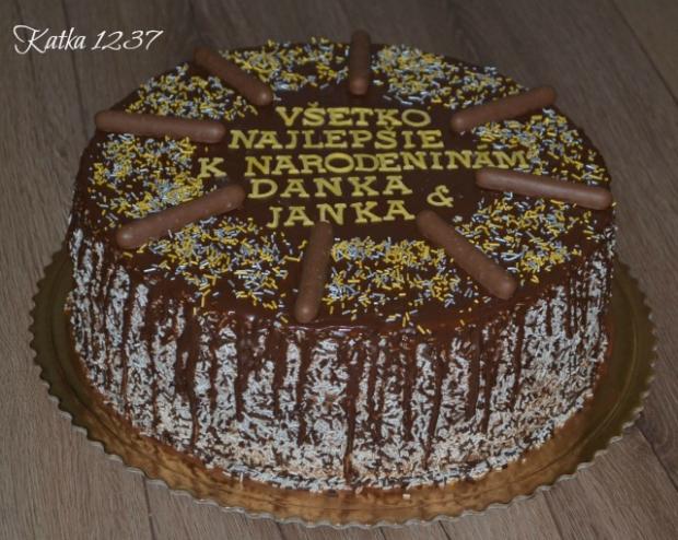 čokoládová pre Janku a Danku, torta, Čokoládové torty, katka1237, 1