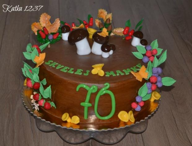 k 70 tke pre hubárku , torta, Narodeninové torty, katka1237, 1