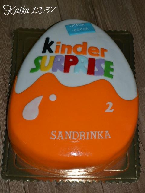 kinder vajce, torta, Narodeninové torty kinder vajce, torta, Narodeninové torty, katka1237, 1