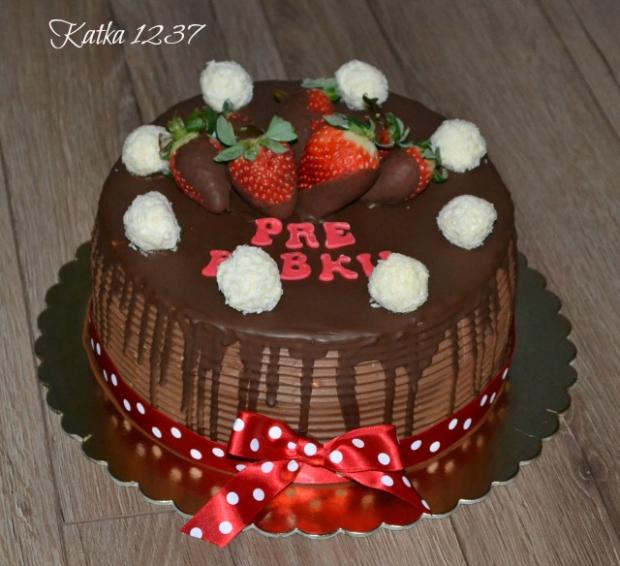 čokoládová s jahodami pre babku, torta, Čokoládové torty čokoládová s jahodami pre babku, torta, Čokoládové torty, katka1237, 1