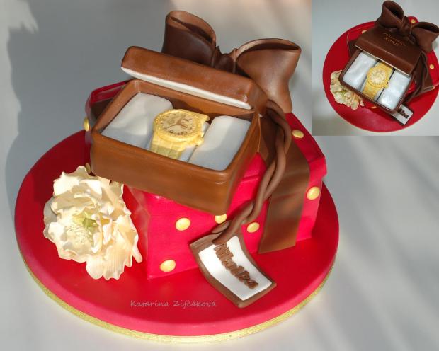 hodinky , torta, Narodeninové torty, Katarina139, 1