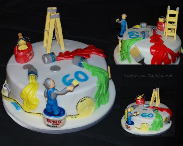 pre maliara, torta, Narodeninové torty pre maliara, torta, Narodeninové torty, Katarina139, 1
