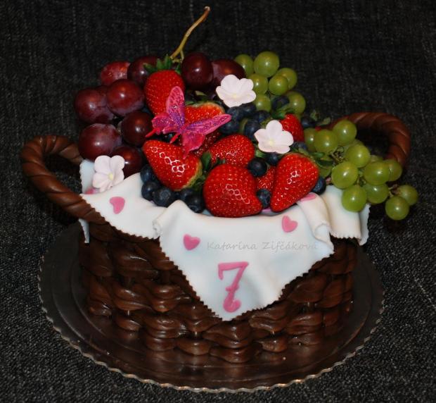 ovocný košík torta, torta, Narodeninové torty ovocný košík torta, torta, Narodeninové torty, Katarina139, 1