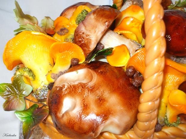 Huby, torta, Ozdoby na torty, Kadanka, 1