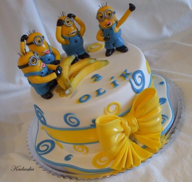 Minions, torta, Rozprávkové torty Minions, torta, Rozprávkové torty, Kadanka, 1