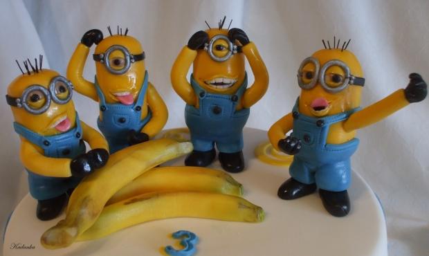 Minions, torta, Ozdoby na torty, Kadanka, 1