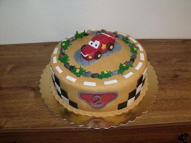 mc queen, torta, Torty autíčka, vláčiky, korny, 1