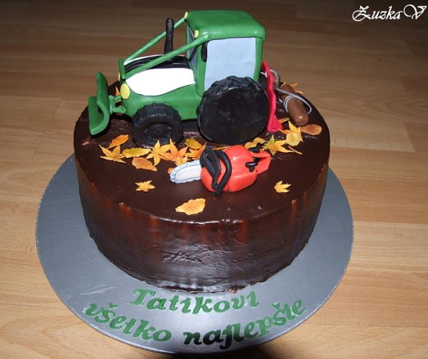 S lesným traktorom, torta, Narodeninové torty S lesným traktorom, torta, Narodeninové torty, ZuzkaV, 1
