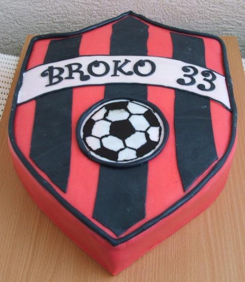 Na želanie pre fandu Trnavský futbalistov k narodeninám, torta, Narodeninové torty, atigram, 1