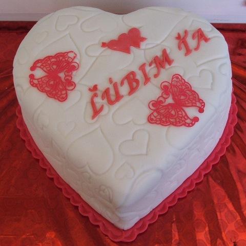 Malé srdiečko z lásky na želanie, torta, Narodeninové torty Malé srdiečko z lásky na želanie, torta, Narodeninové torty, atigram, 1