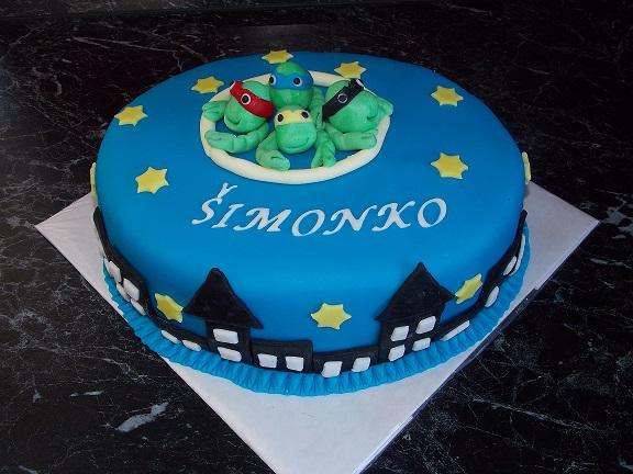 ninja korytnačky, torta, Rozprávkové torty, dagaz, 1