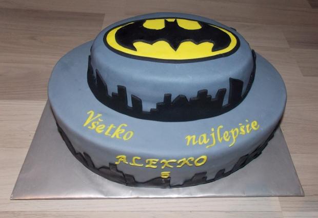 Batman, torta, Rozprávkové torty, KatarínaBA, 1