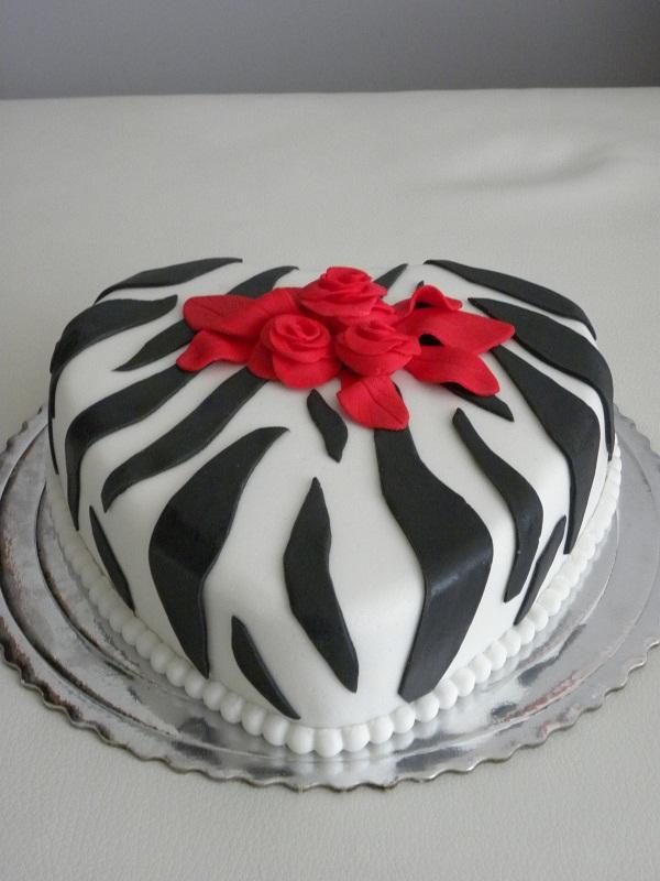 Tortička zebrové srdce, torta, Torty pre dospelých *, AdrianaK, 1