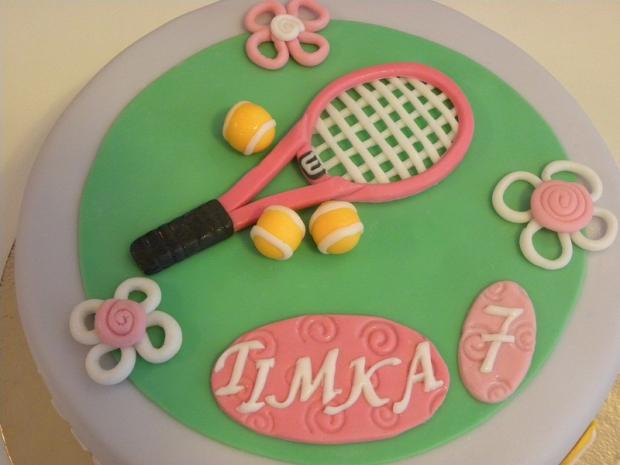 Tirtička Tenisová raketa pre dievčatko, torta, Torty pre dievčatá Tirtička Tenisová raketa pre dievčatko, torta, Torty pre dievčatá, AdrianaK, 2