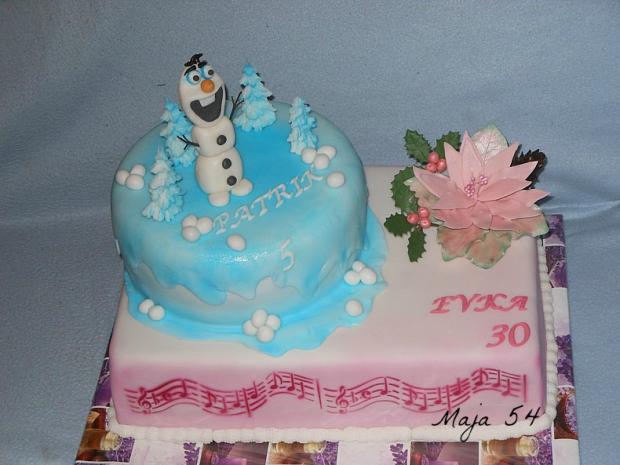 pre dvoch oslavencov.., torta, Narodeninové torty, Maja54, 1