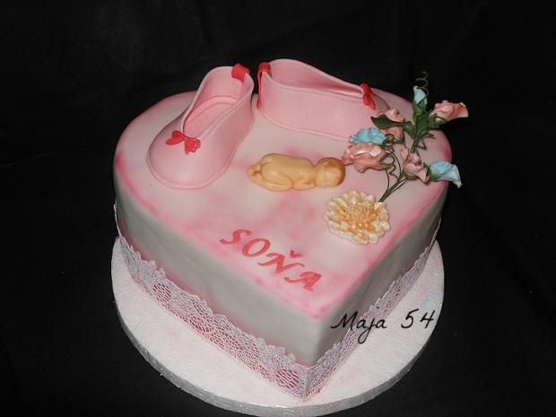 pre dvojčata Richard+Soňa, torta, Torty na krstiny, Maja54, 2