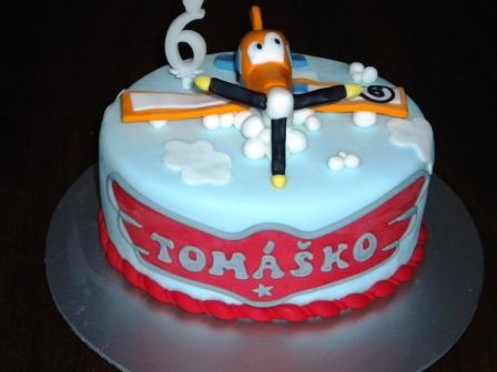 S lietadlom, torta, Torty autíčka, vláčiky, katka-m, 1