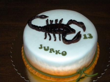 So škorpiónom, torta, Ostané torty pre deti, katka-m, 1