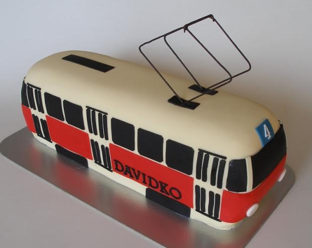 Električka, torta, Torty autíčka, vláčiky Električka, torta, Torty autíčka, vláčiky, KatkaRF, 1