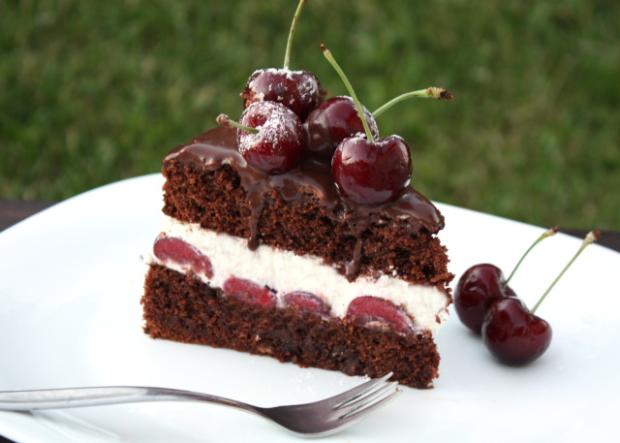 Extra čokoládová torta s čerešňami, recept, 7 Extra čokoládová torta s čerešňami, Recepty na torty, Kamila, 7