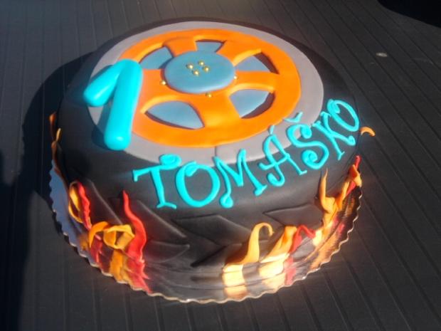 moje zaciatocne dielka :-), torta, Torty autíčka, vláčiky, liba68, 2