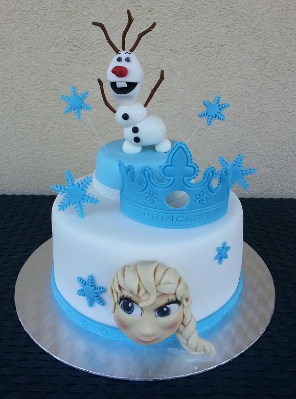 Frozen - princezná Elza, torta, Torty pre dievčatá Frozen - princezná Elza, torta, Torty pre dievčatá, Drahoslava Žilincová, 1