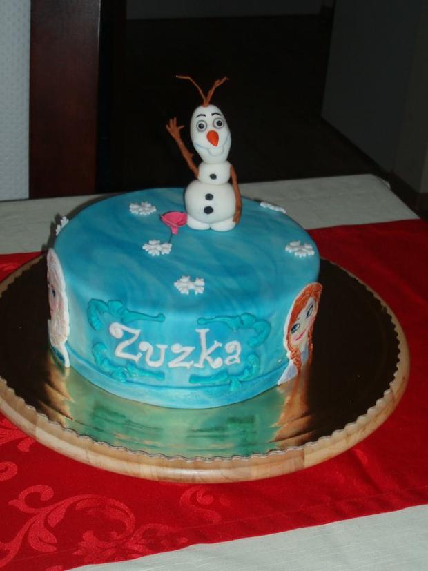 Frozen, torta, Rozprávkové torty Frozen, torta, Rozprávkové torty, ZuzkaV, 1