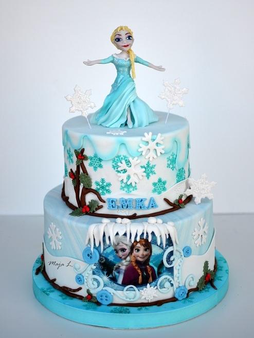 Frozen, torta, Rozprávkové torty Frozen, torta, Rozprávkové torty, mayaL30, 1