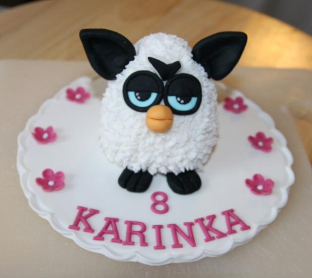 Furby, torta, Ozdoby na torty, Spagi, 1